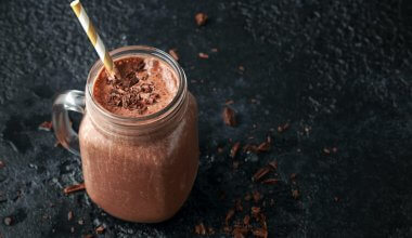 An image of a chocolate smoothie